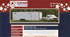 Desktop Screenshot of expresstitleandtag.com