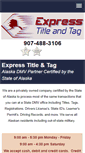 Mobile Screenshot of expresstitleandtag.com